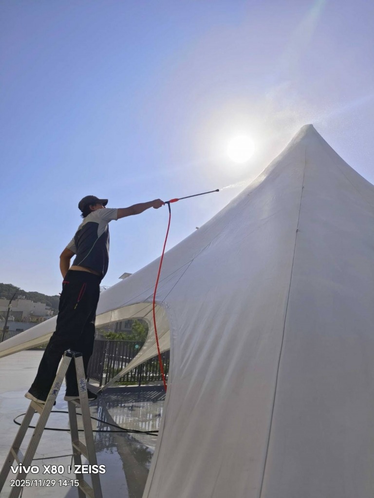 天幕帳清洗成果