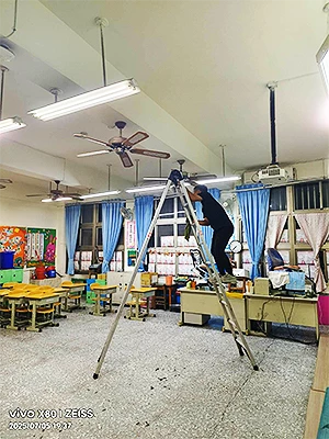 大里區崇光國小教室清潔