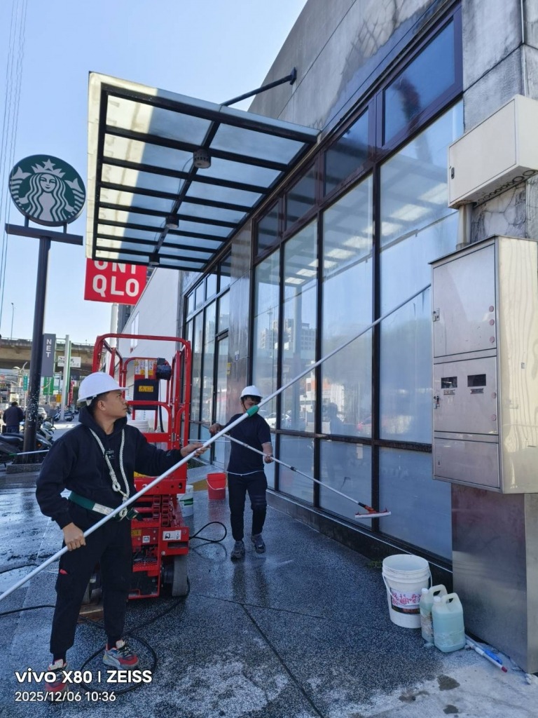 台中外牆清洗完工