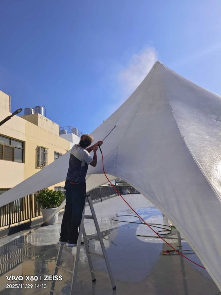 天幕帳保養清潔